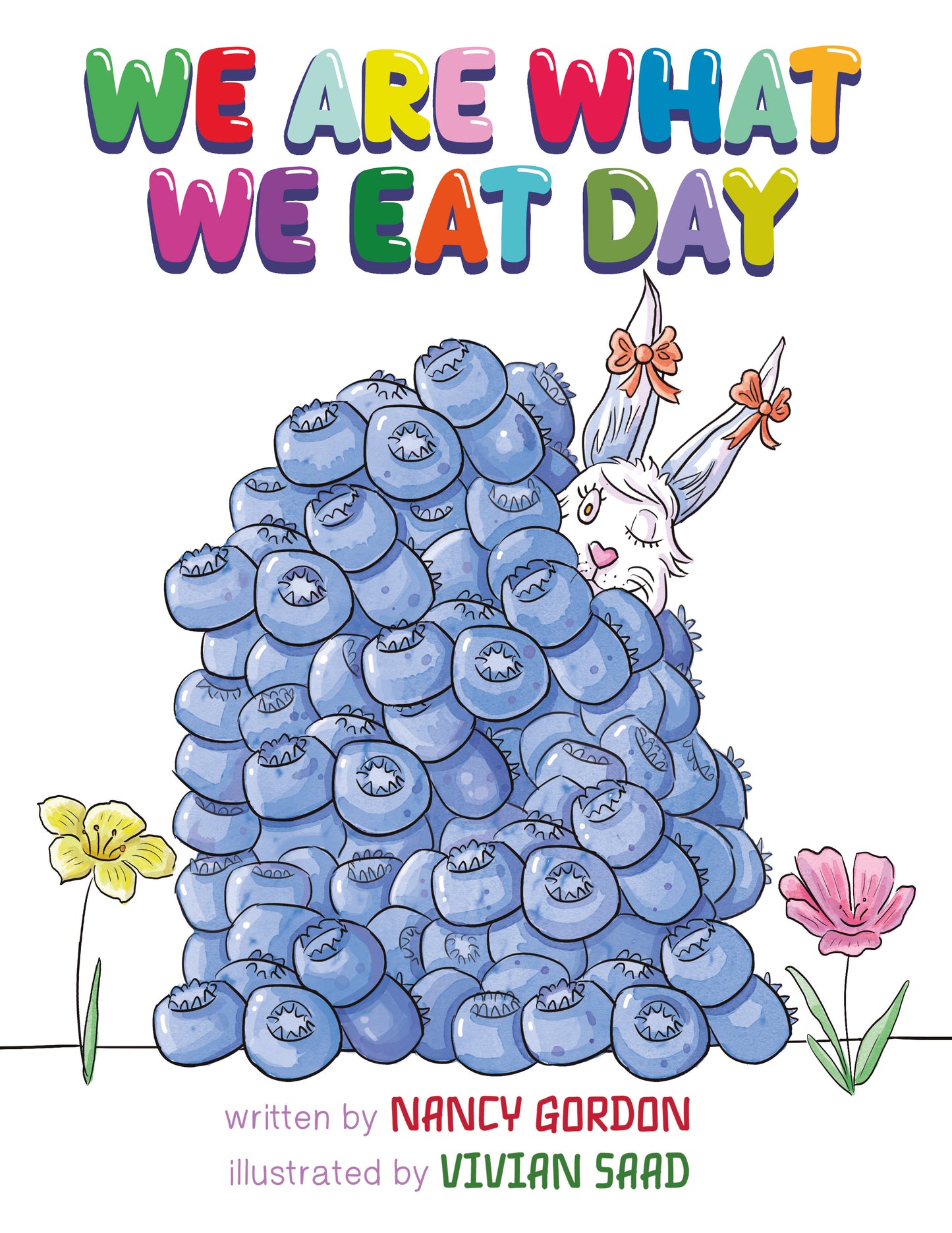 We Are What We Eat Day rabbit coloring book